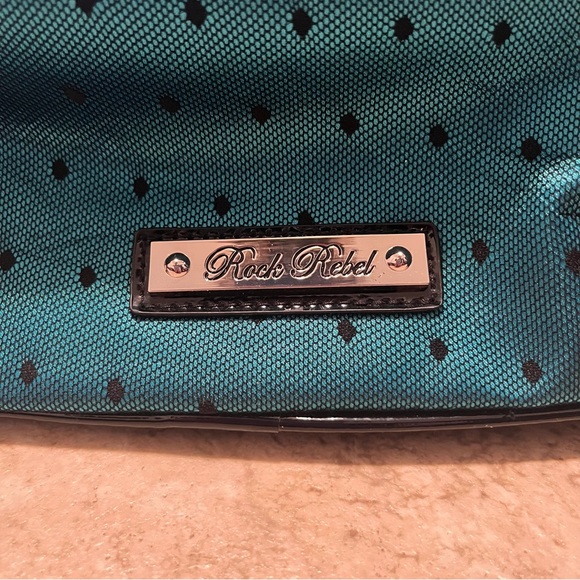 Rock Rebel Lily Munster Handbag (Teal) - Picture 4 of 4